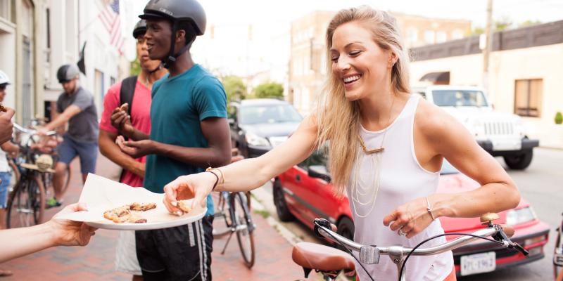 Richmond, Virginia, bike, tour, food