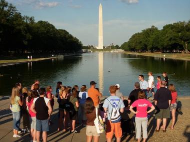 在华盛顿特区旅游